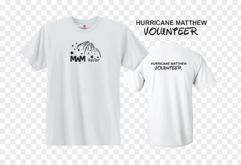 Hurricane Relief T-shirt Logo Sleeve Collar PNG