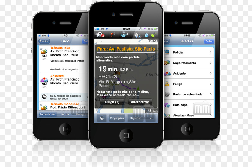 Smartphone Feature Phone Waze Handheld Devices PNG