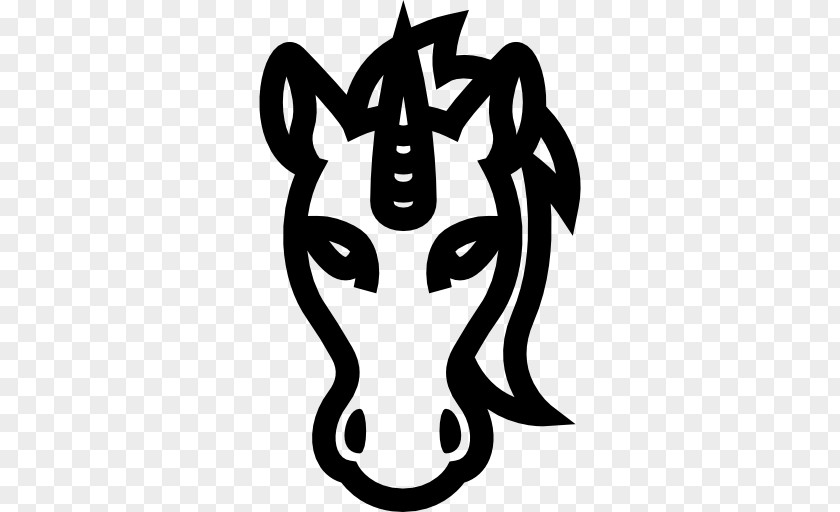 Unicorn Head Horse Mask PNG