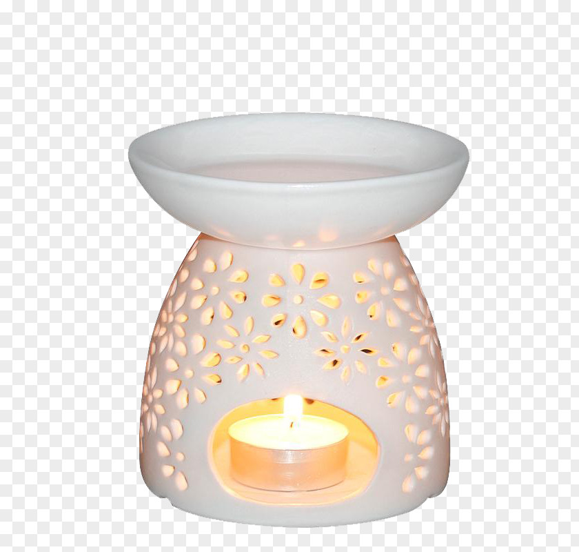 White Hollow Aroma Lamps Green Tea Tealight Candle PNG