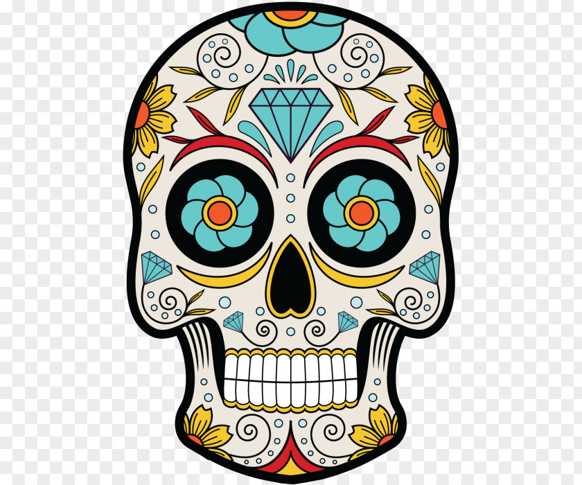 Day Of The Dead La Calavera Catrina Mexican Cuisine Skull PNG