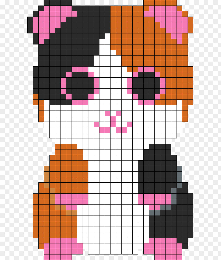 Guinea Pig Bead Embroidery Cross-stitch Ty Inc. Pattern PNG
