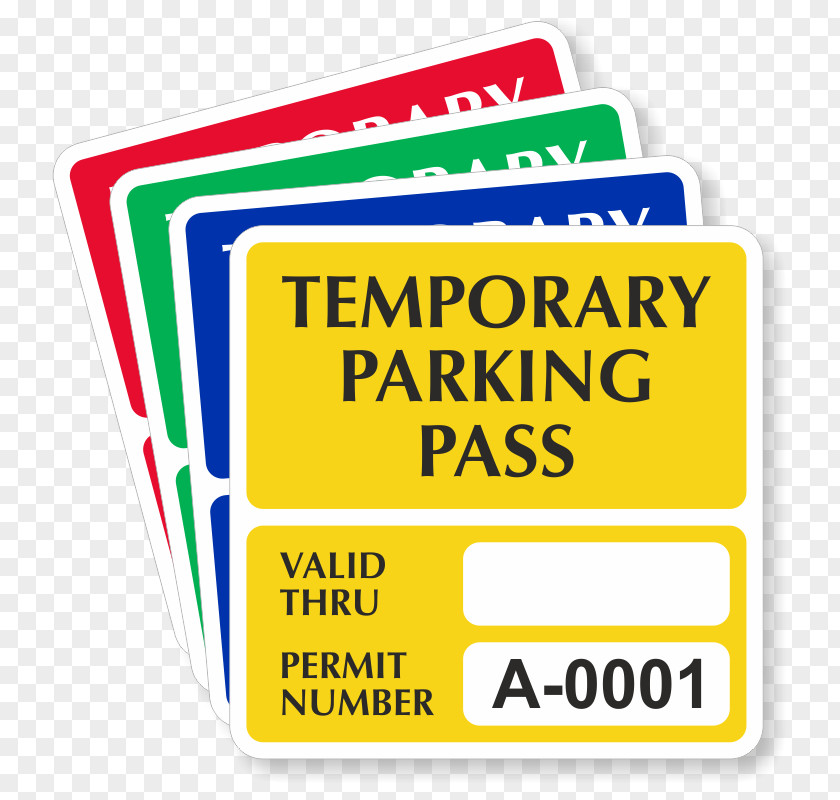 Parking Pass Decal Brand Logo Signage Product PNG