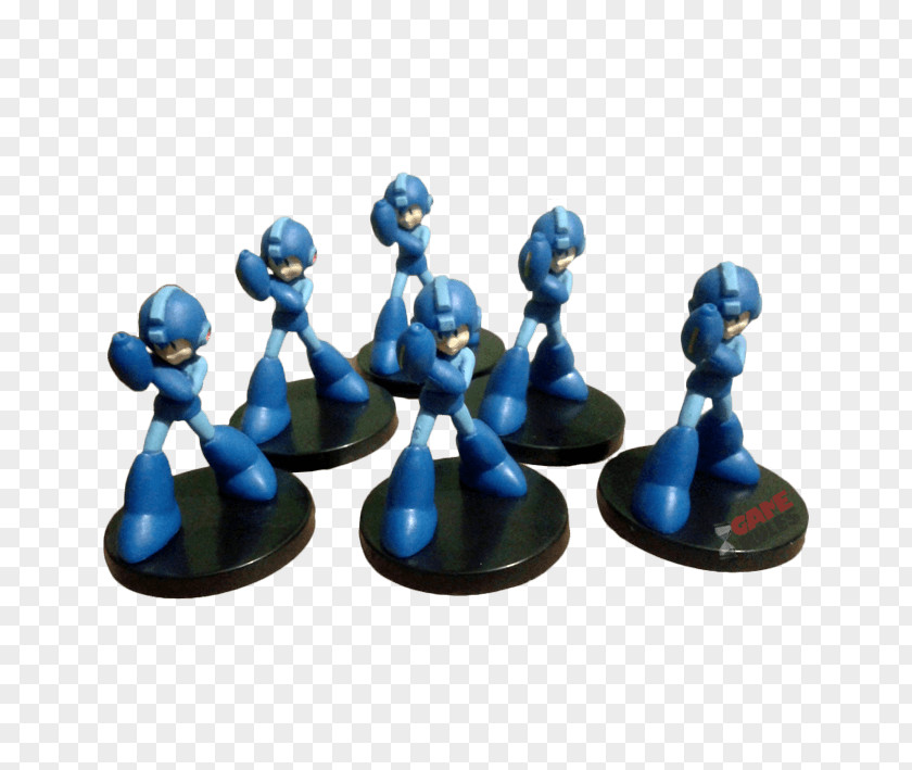 Playing Board Games Cobalt Blue Figurine PNG