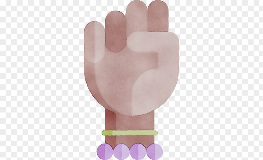 Thumb Gesture Pink Hand Glove Finger PNG