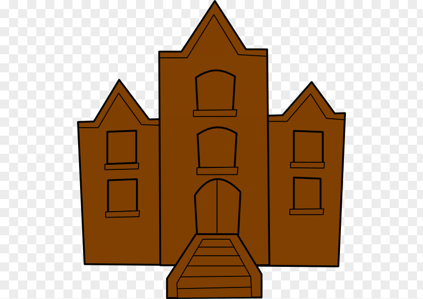 Brown House Cliparts Campus College Free Content Clip Art PNG