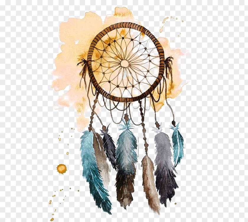 Dreamcatcher Watercolor Painting Drawing PNG