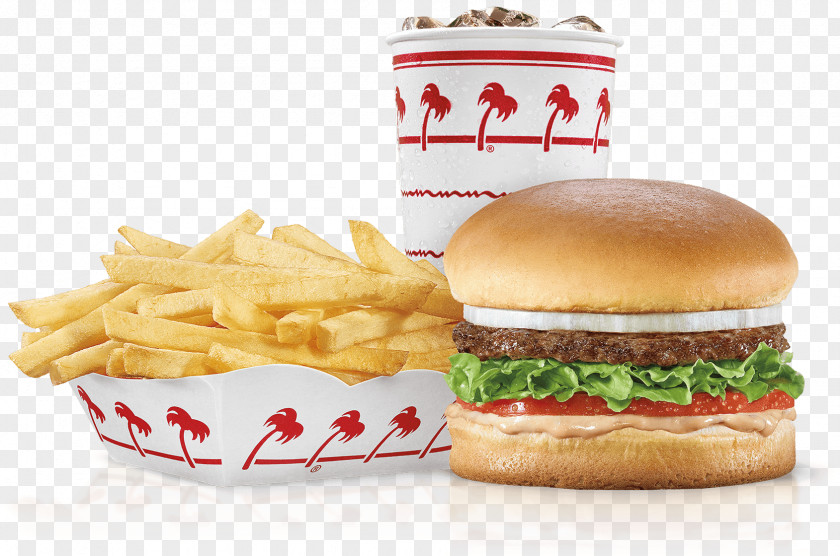 Hamburger Cheeseburger In-N-Out Burger French Fries Restaurant PNG