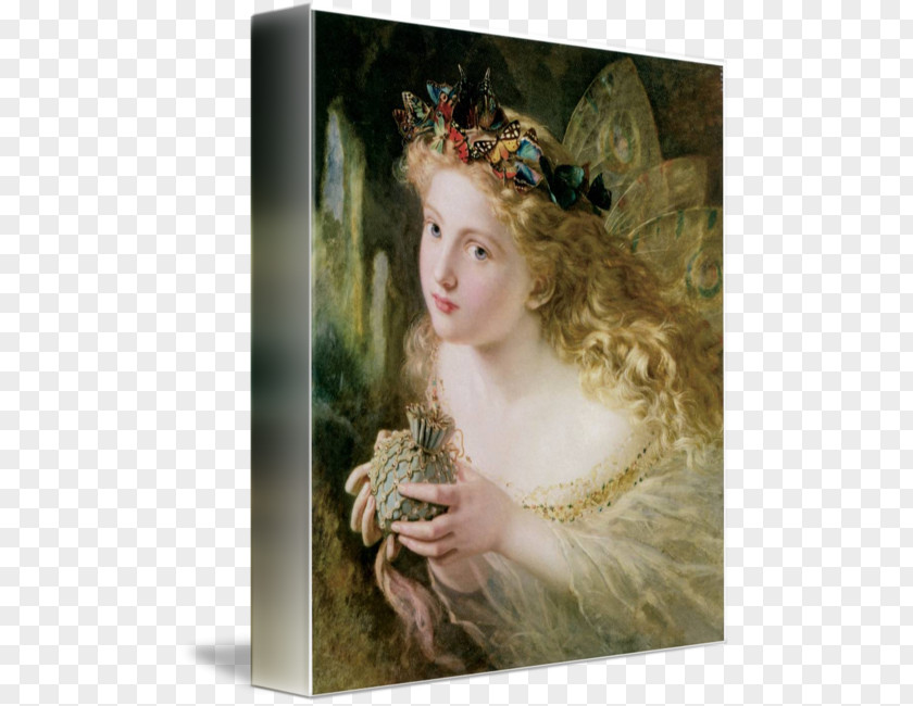 Painting Sophie Gengembre Anderson Ceramic Decal Fountain Art PNG