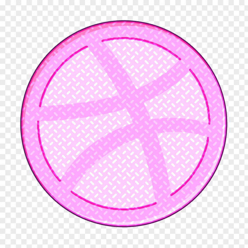 Symbol Magenta Dribbble Icon PNG