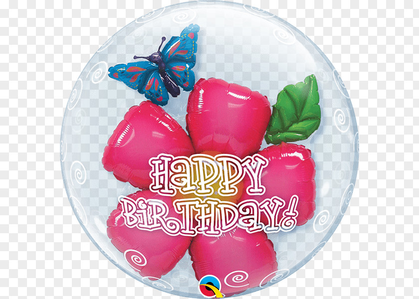 Double Happiness Mylar Balloon Birthday Flower Gift PNG