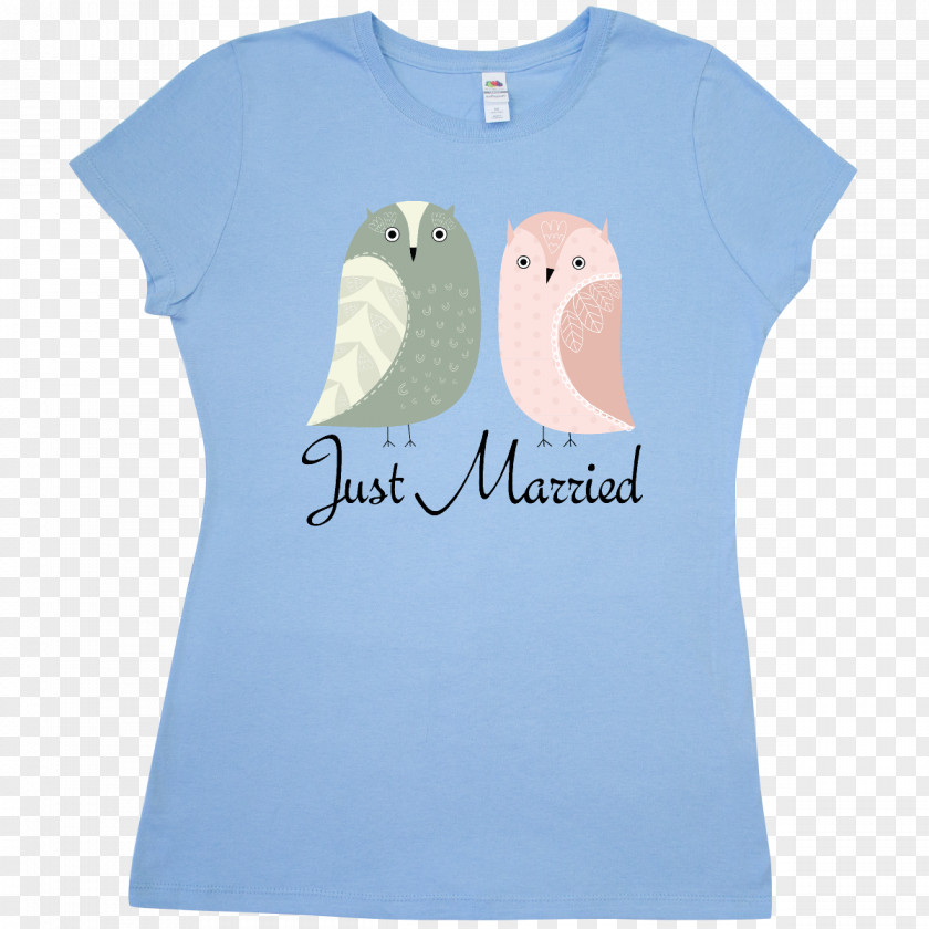 Just Married T-shirt Clothing Bird Top Sleeve PNG