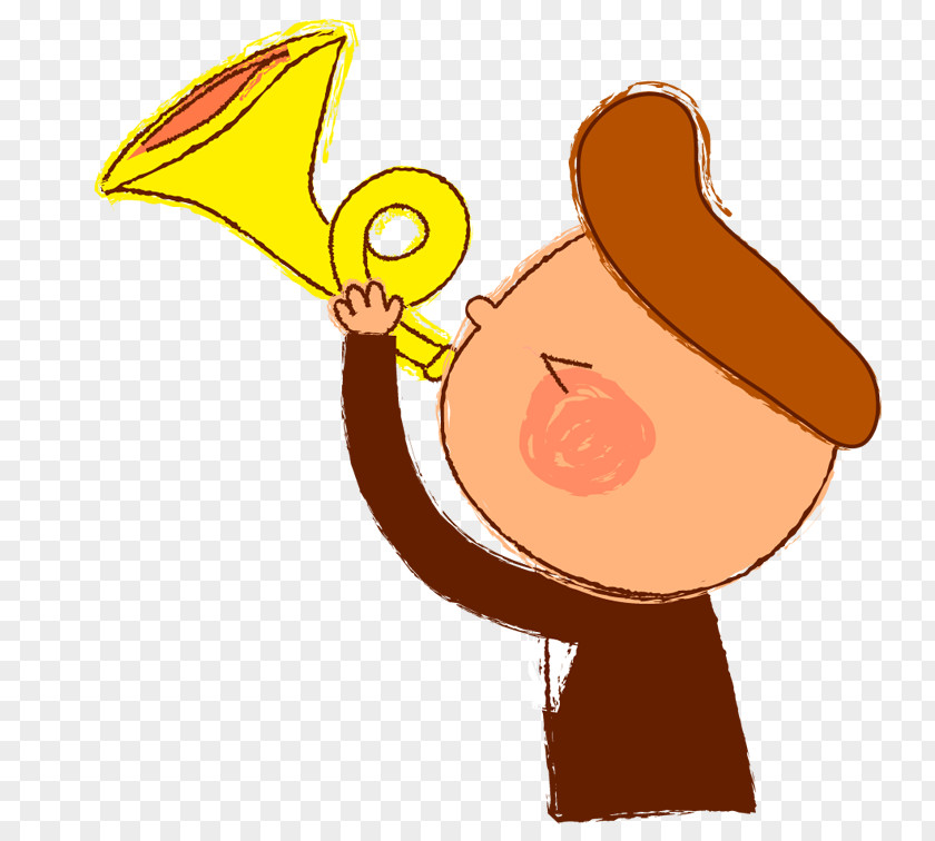 Trumpet Boy Cartoon Royalty-free Illustration PNG