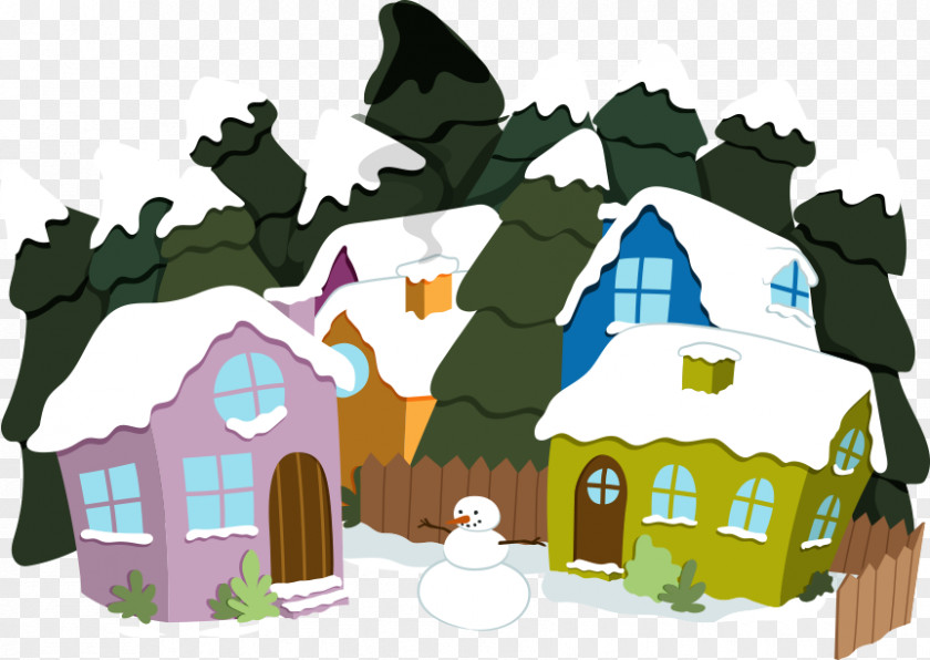 Vector Snow House The Adventures Of Pinocchio Geppetto Ugly Duckling Aladdin PNG