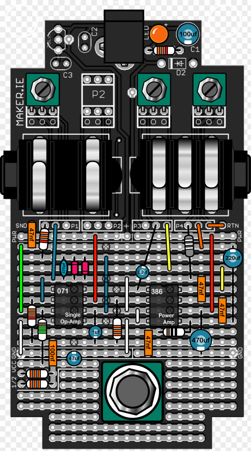 Guitar Physical Effects Processors & Pedals Distortion Electric Bass PNG