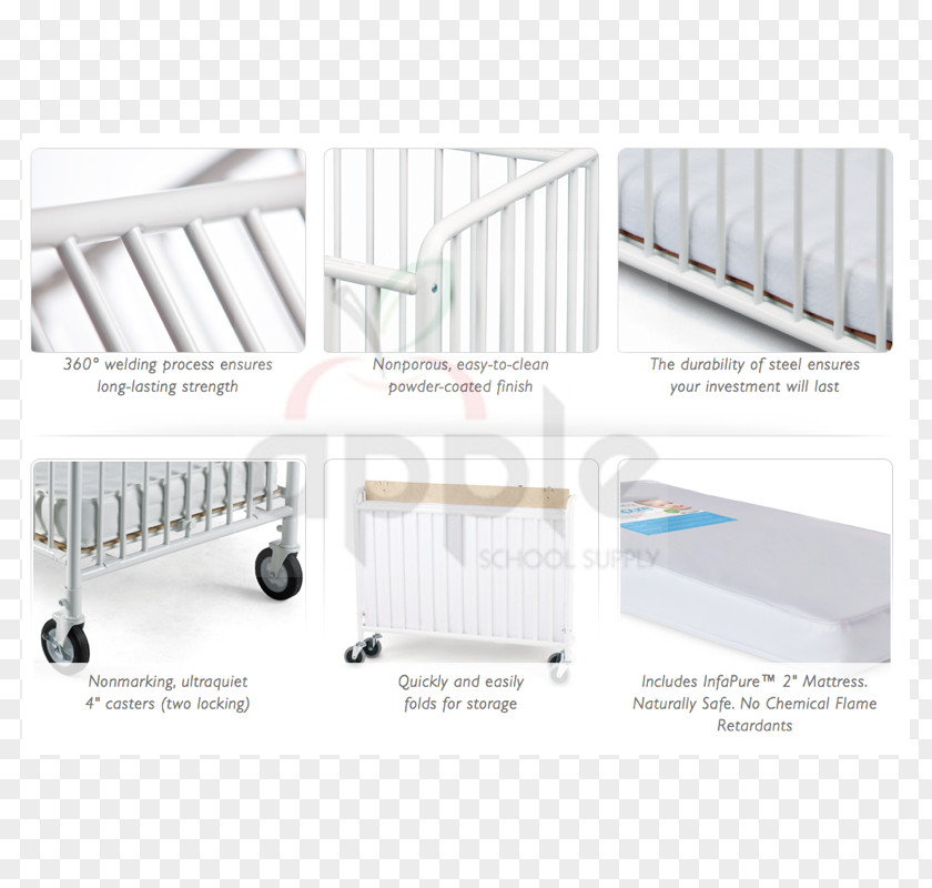 Mattress Furniture Cots Steel PNG