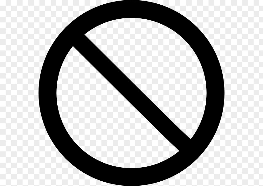 Prohibited Signs Prohibition In The United States No Symbol Clip Art PNG