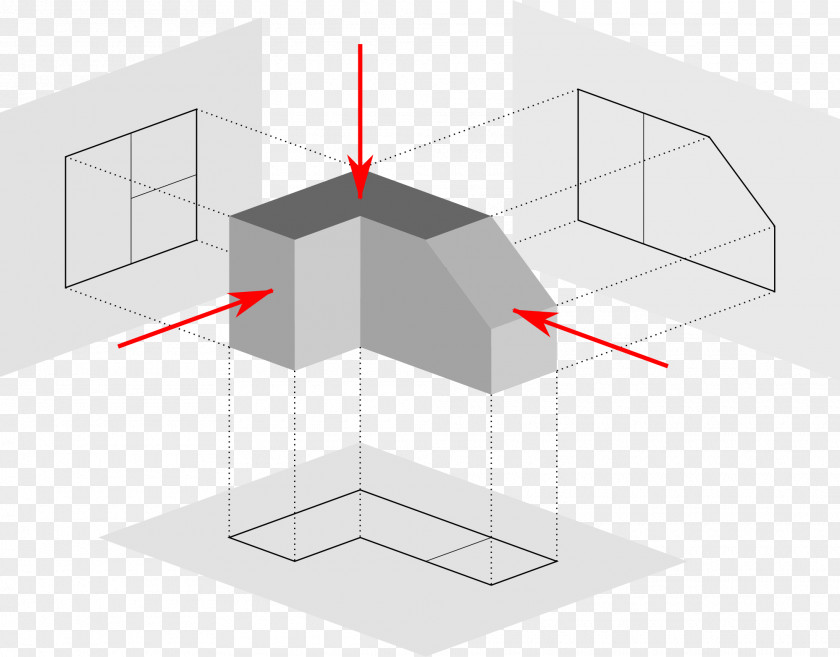 3d Isometric Graphical Projection Engineering Drawing Orthographic PNG