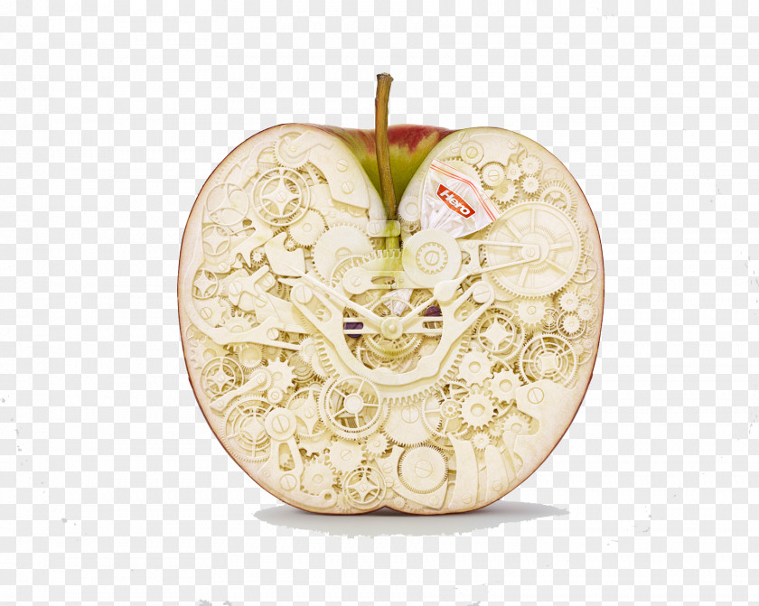 Apple Half Cut Advertising Agency Art Director Campaign PNG