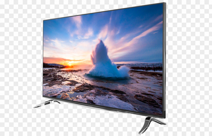 LED-backlit LCD Television Smart TV 4K Resolution PNG