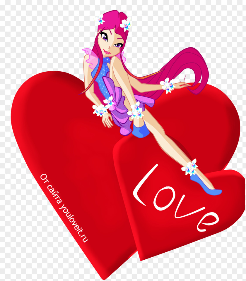 Roxy Graphics Illustration Character Valentine's Day Heart PNG