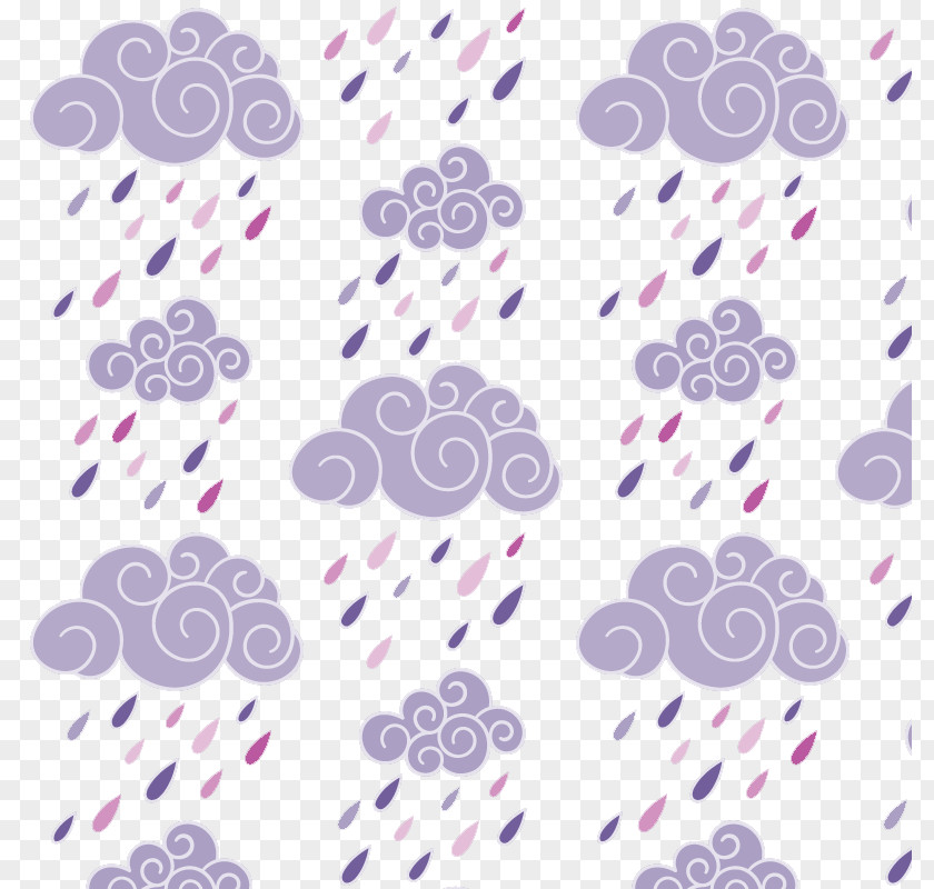 Vector Purple Rain PNG