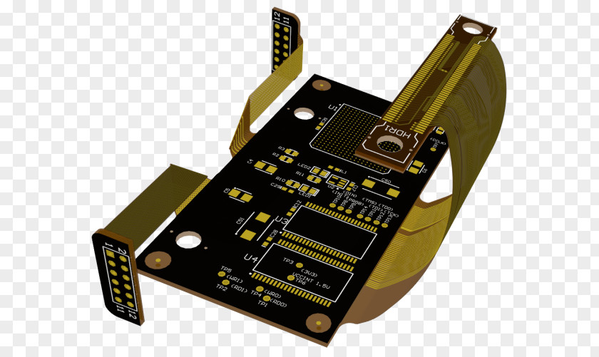 Circuit Diagram Flexible Electronics Printed Board Electronic Surface-mount Technology PNG