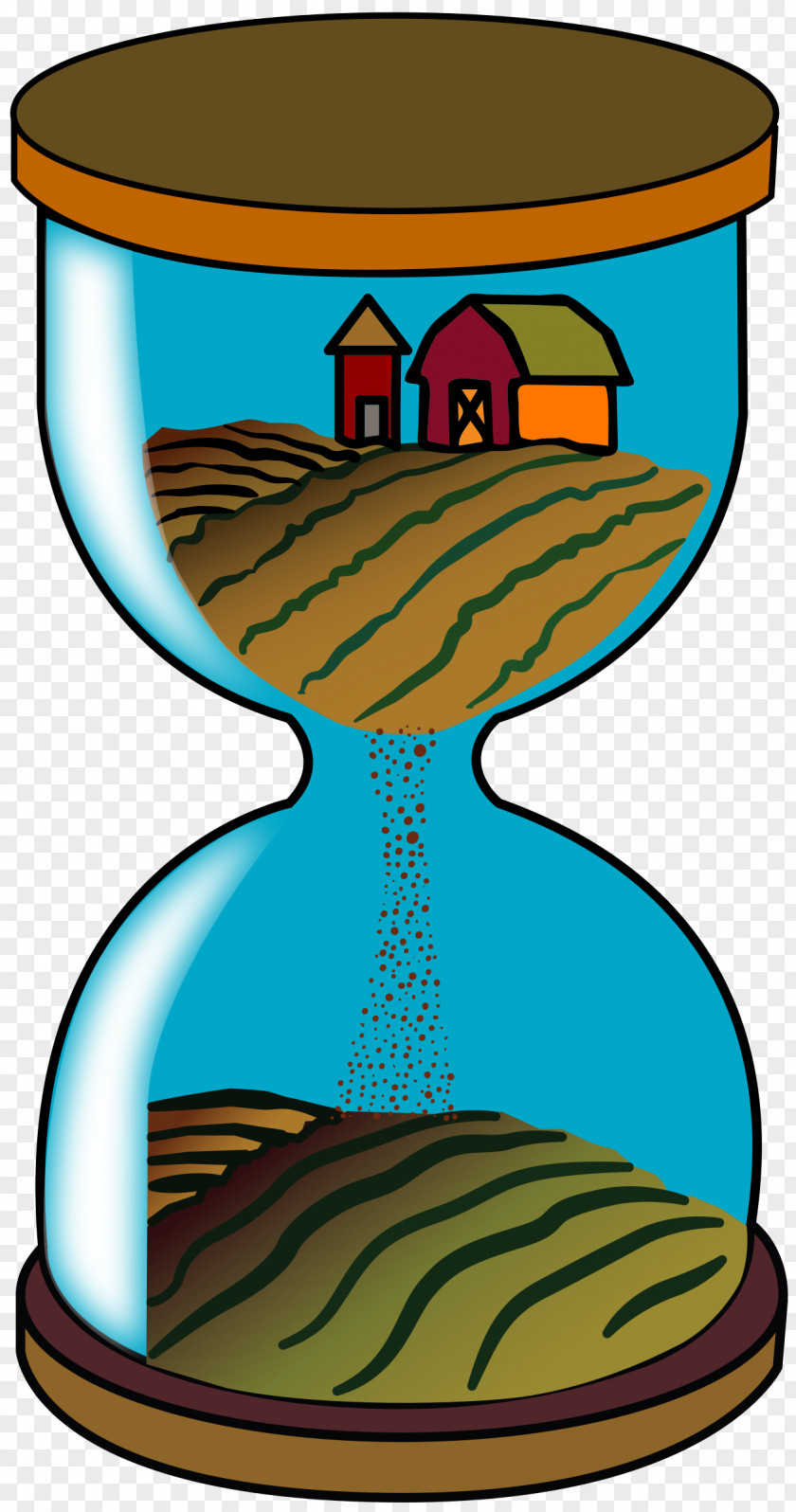 Hourglass Cartoon Work Of Art Clip PNG
