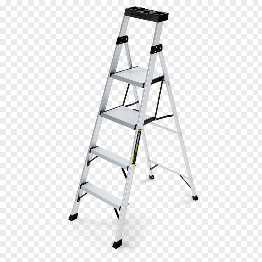 Ladder Gorilla Ladders GLA-MPX 17 Stool Keukentrap PNG