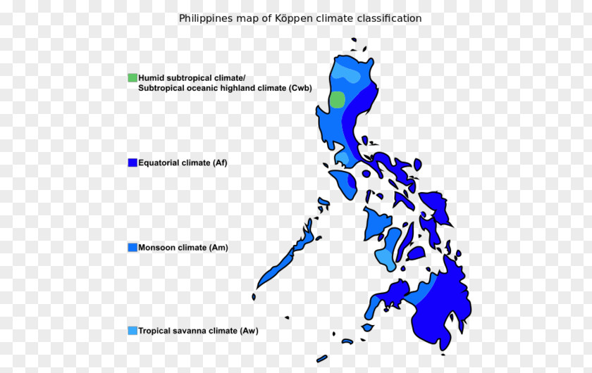Map Philippines Köppen Climate Classification Tropical Savanna PNG