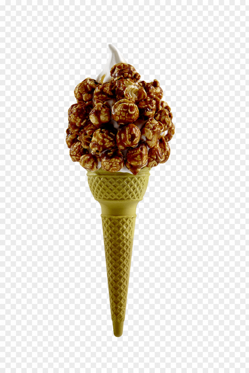 Popcorn Ice Cream Cones Affogato Food PNG