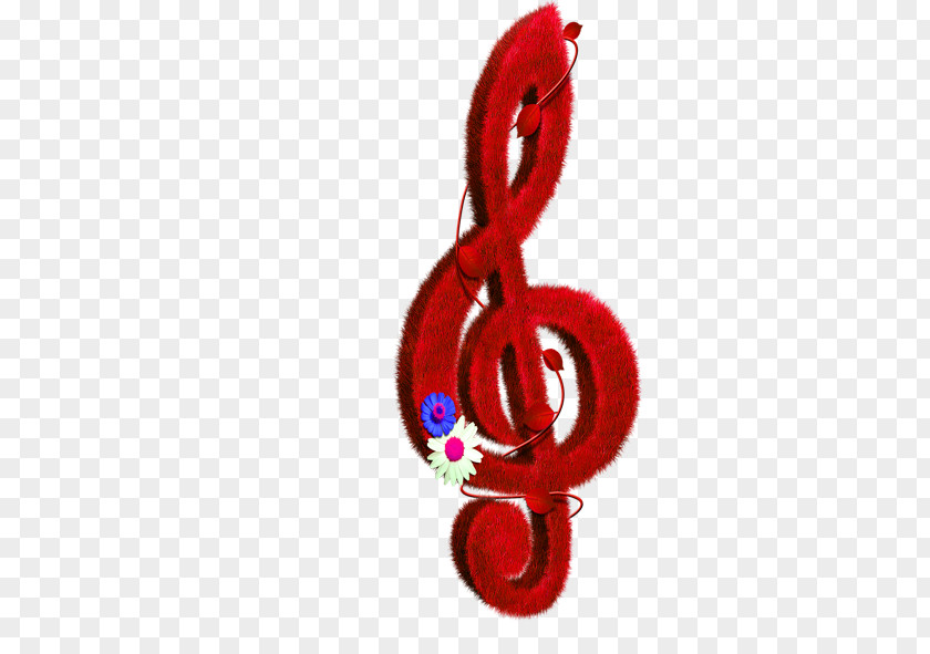 Red,musical Note Musical PNG