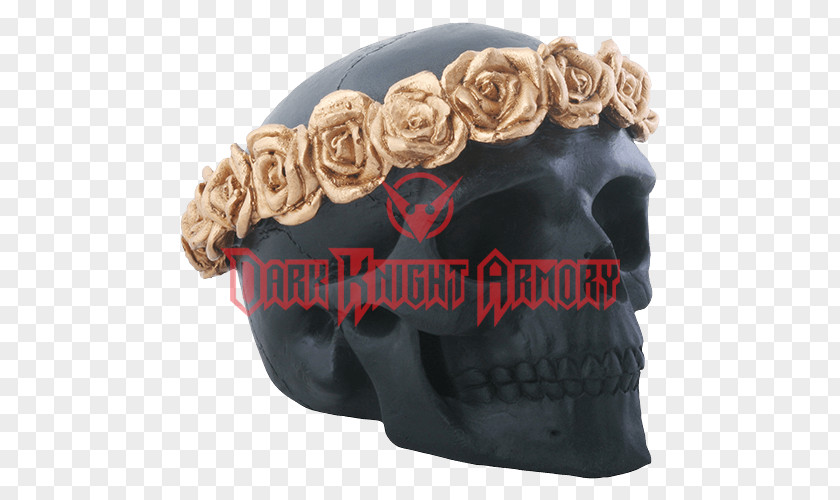 Skull Crown Headpiece Flower PNG