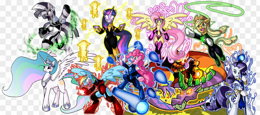 The Green Lantern Corps Pinkie Pie Black Indigo Tribe PNG