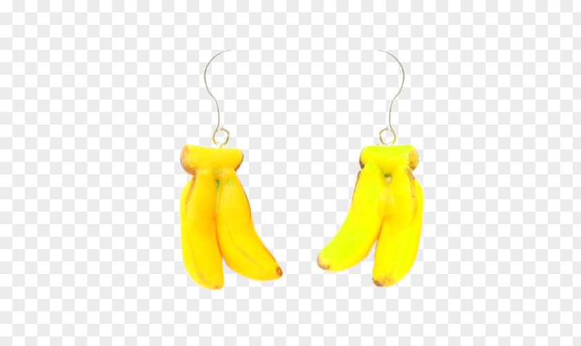 Banana Ornament Earring PNG