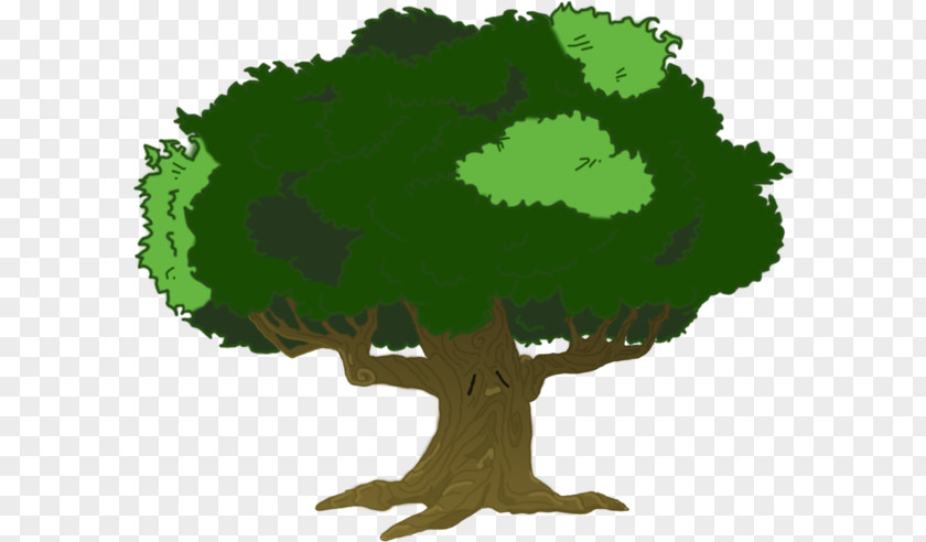 Cartoon Green Tree Animation Clip Art PNG