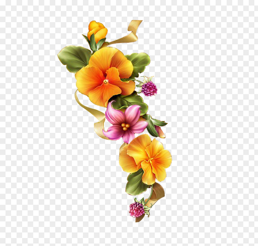 Flower Floral Design Painting Clip Art PNG