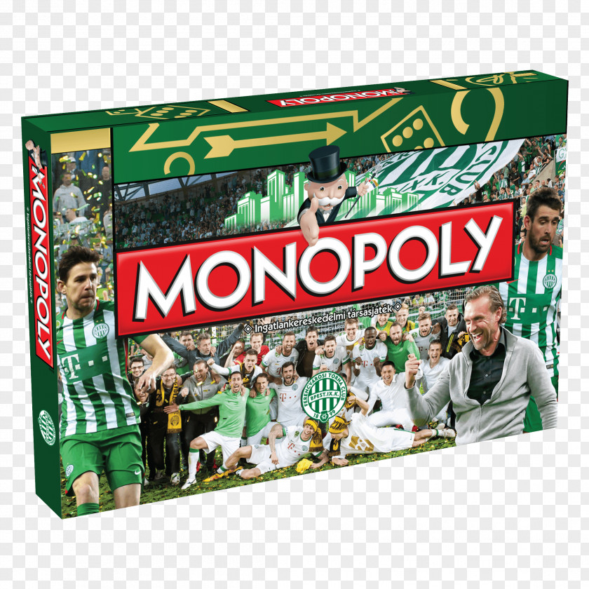 Football Ferencvárosi TC Monopoly : The Big Bang Theory Board Game PNG