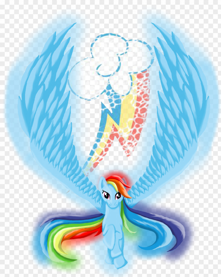 Pegasus Hair Rainbow Dash Fan Art PNG
