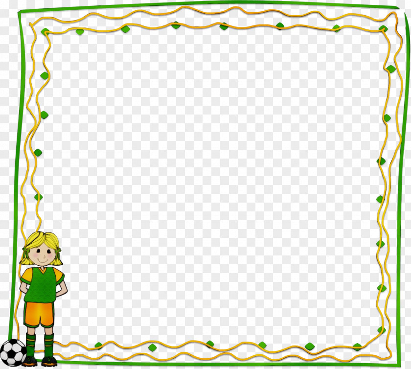 Rectangle Picture Frame Background Green PNG