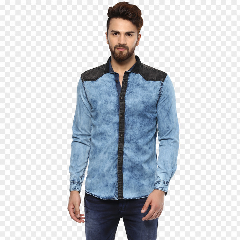 Shirt Denim Jean Jacket Sleeve Jeans PNG