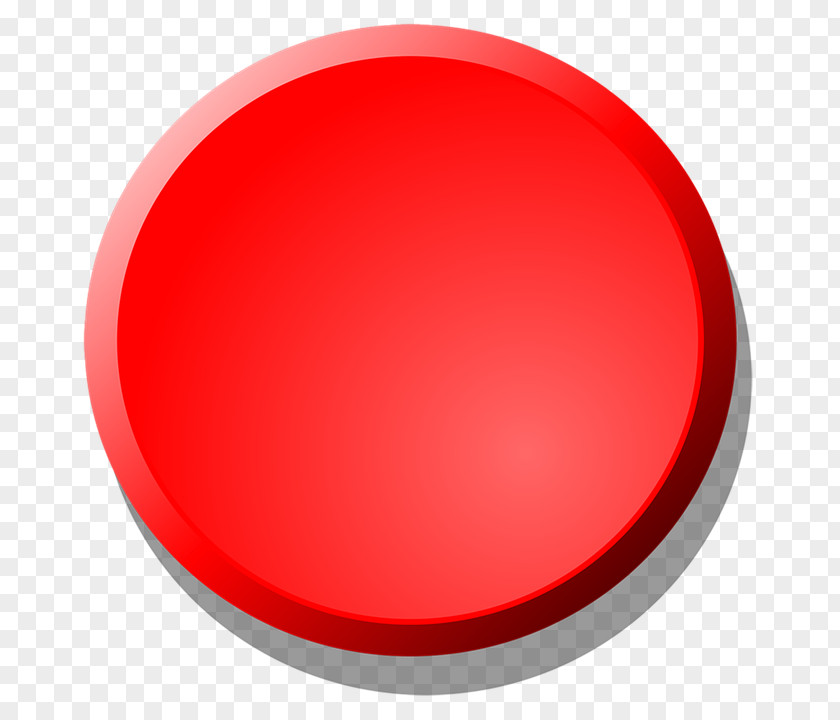Button Red Circle PNG
