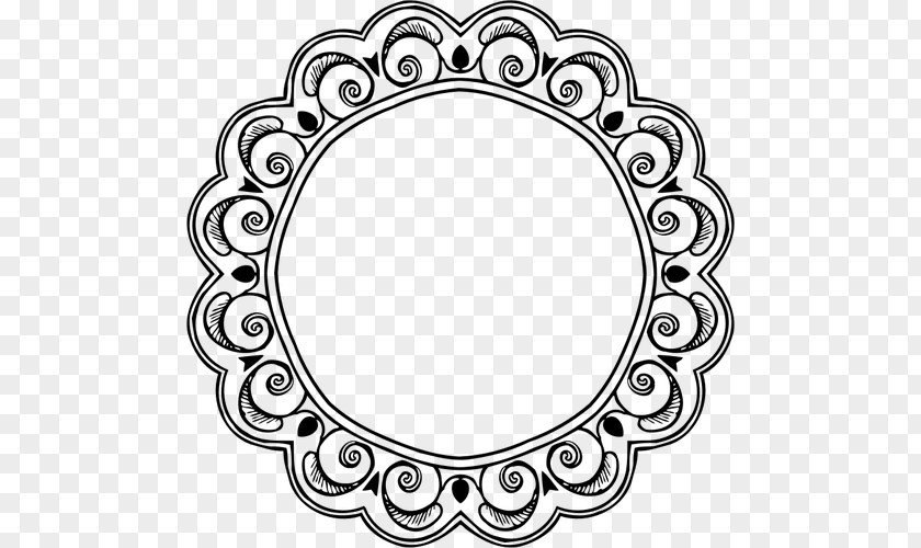 Damask Vector Clip Art PNG