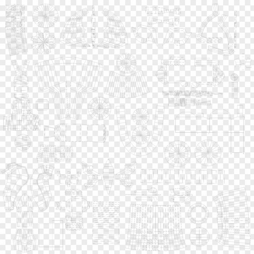 Design Drawing White PNG