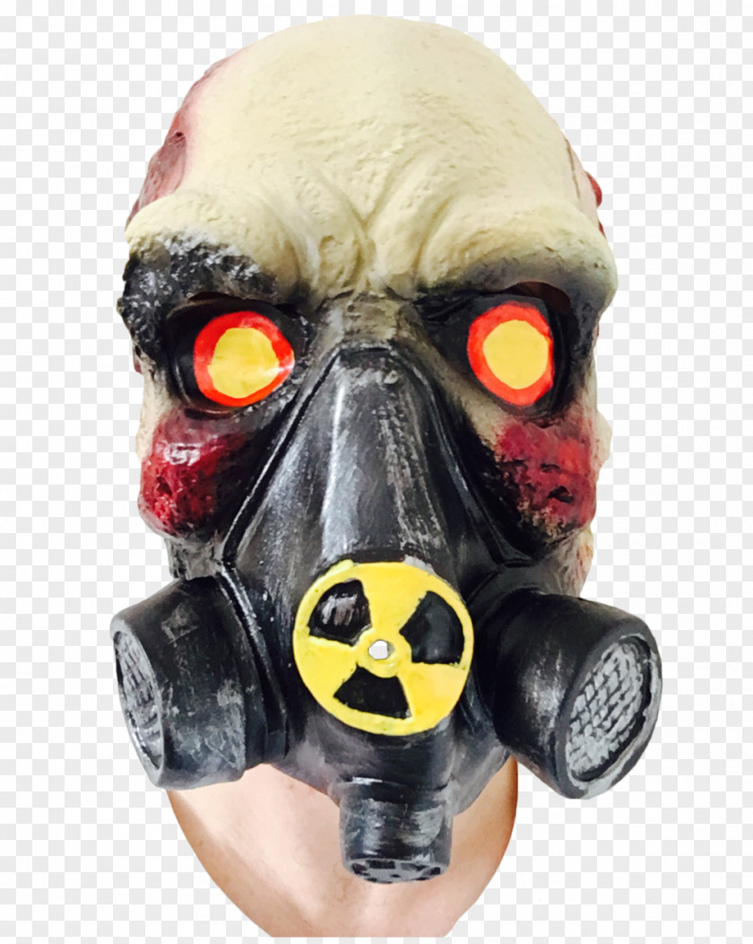 Gas Mask Skull Latex Headgear PNG