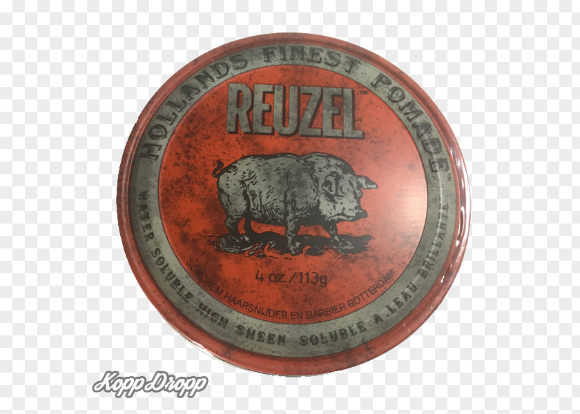 High Water Reuzel Blue Strong Hold Sheen Pomade Lip Balm Barber Hair Care PNG