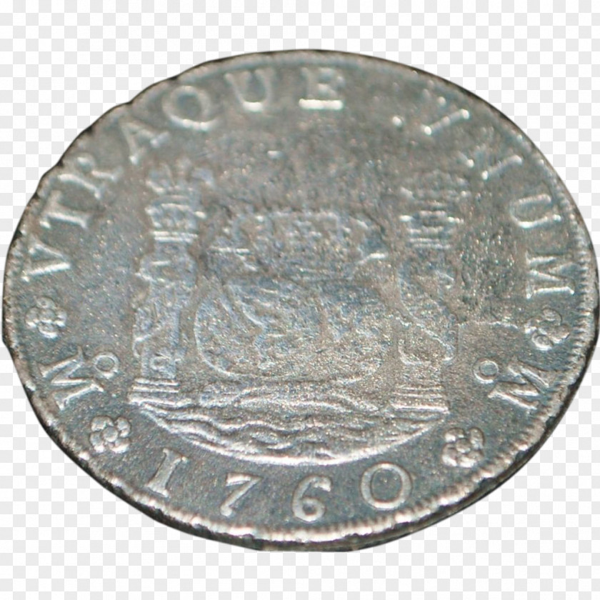 Coin Spain Dime Carolus Spanish Dollar PNG