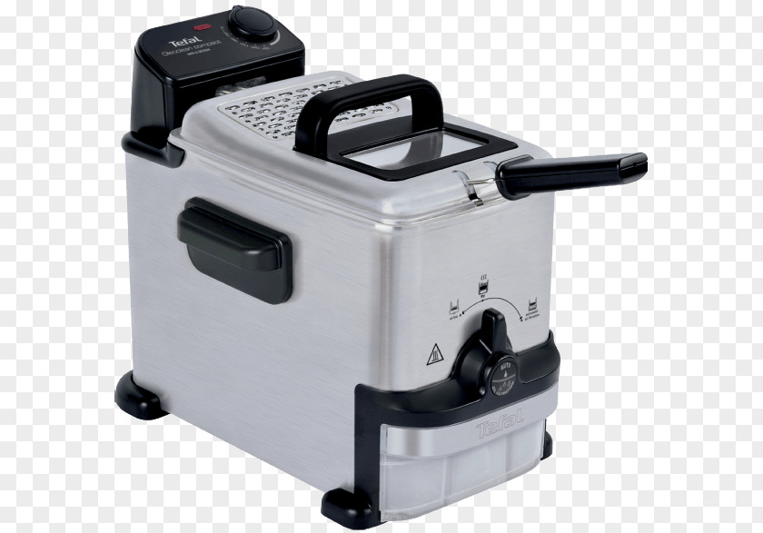 Frying Pan Deep Fryers Tefal Oleoclean Inox & Design FR8040 Fryer FR804040 Pro 3.5L Silver/Blue T-Fal Ez Clean PNG