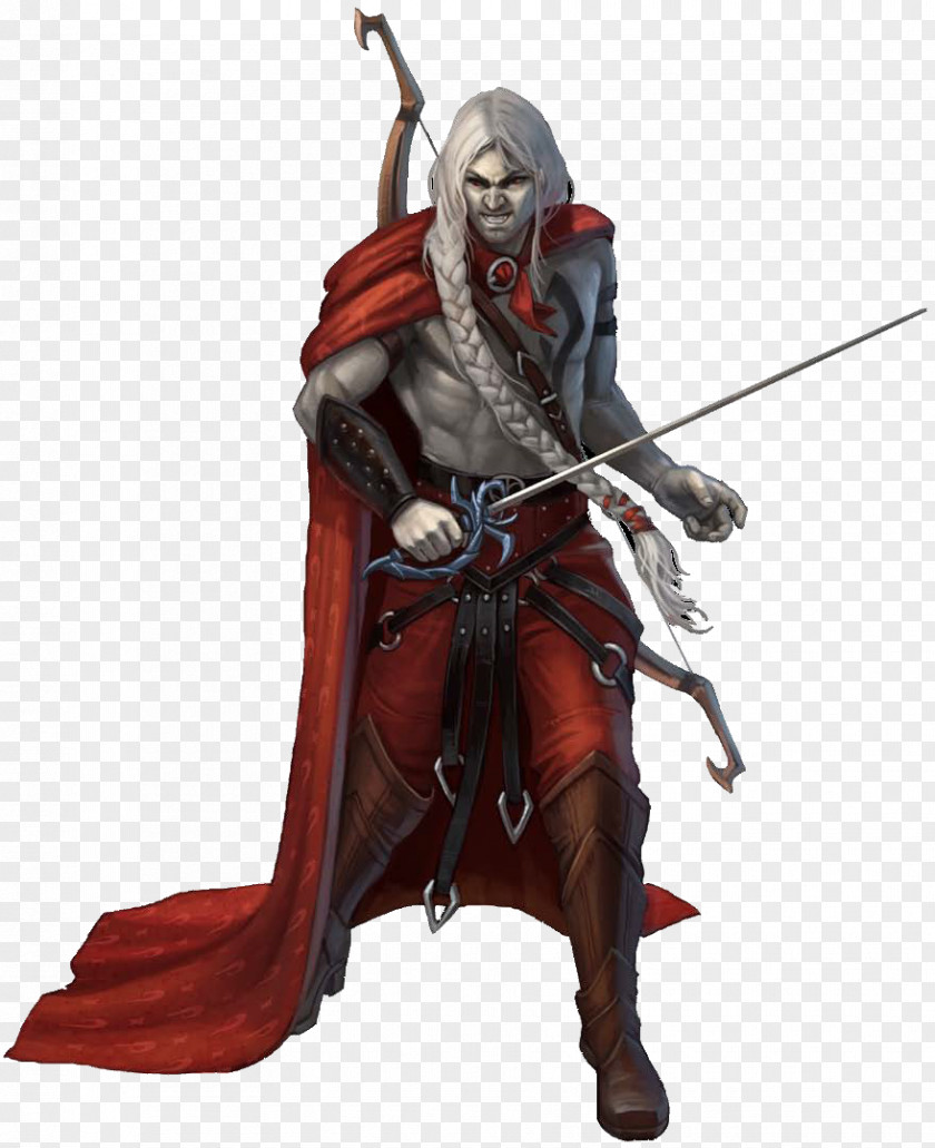 Pathfinder Roleplaying Game Non-player Character Sorcerer Drow PNG