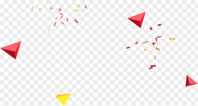 Red Yellow Triangle PNG